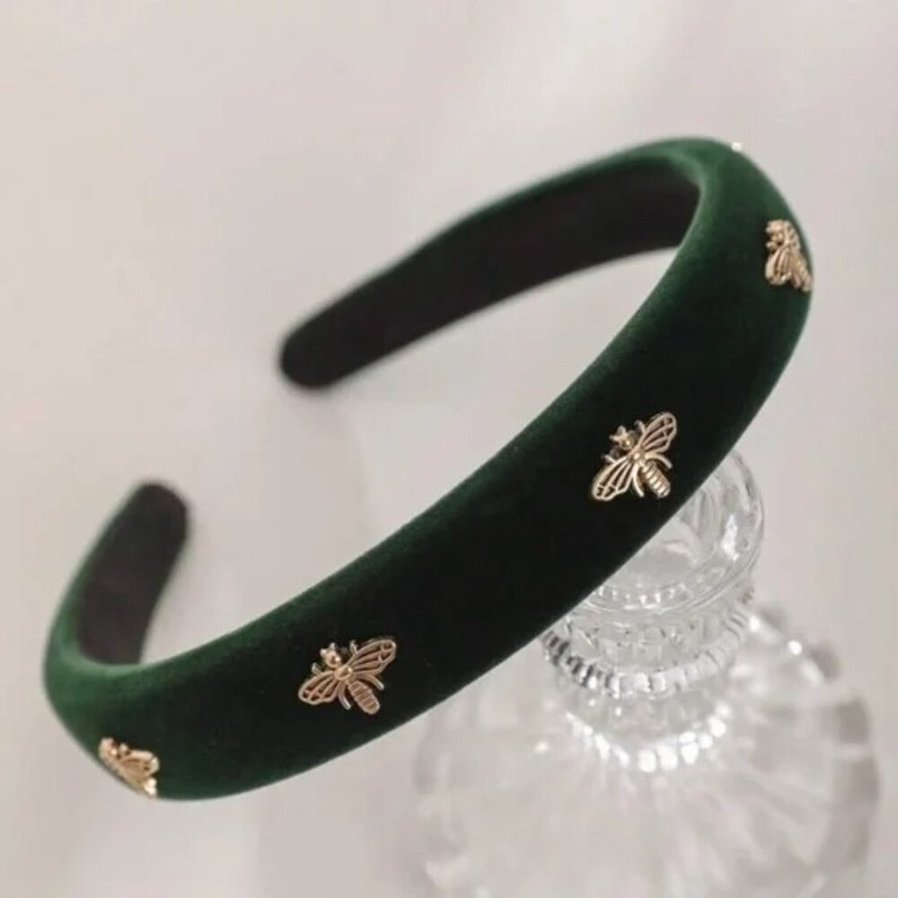 NWOT Green Bee Headband